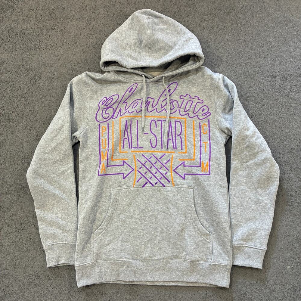 PUMA x Chinatown Market NBA Charlotte All-Star Game Grey Hoodie Men's Size S